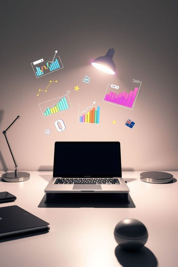 {"prompt":"A sleek, modern laptop sits at the center of a minimalist workspace, illuminated by a soft glow from a nearby desk lamp. Around it, vibrant graphs and charts hover in the air, representing booming e-commerce trends. Shadows dance playfully on the white background, enhancing the sense of innovation and success. Photographed with a Canon EOS R6 Mark II, emphasizing clarity and detail in 4k resolution.","originalPrompt":"A sleek, modern laptop sits at the center of a minimalist workspace, illuminated by a soft glow from a nearby desk lamp. Around it, vibrant graphs and charts hover in the air, representing booming e-commerce trends. Shadows dance playfully on the white background, enhancing the sense of innovation and success. Photographed with a Canon EOS R6 Mark II, emphasizing clarity and detail in 4k resolution.","width":960,"height":1706,"seed":42,"model":"flux","enhance":false,"nologo":true,"negative_prompt":"worst quality, blurry","nofeed":false,"safe":false,"quality":"medium","image":[],"isMature":false,"isChild":false}